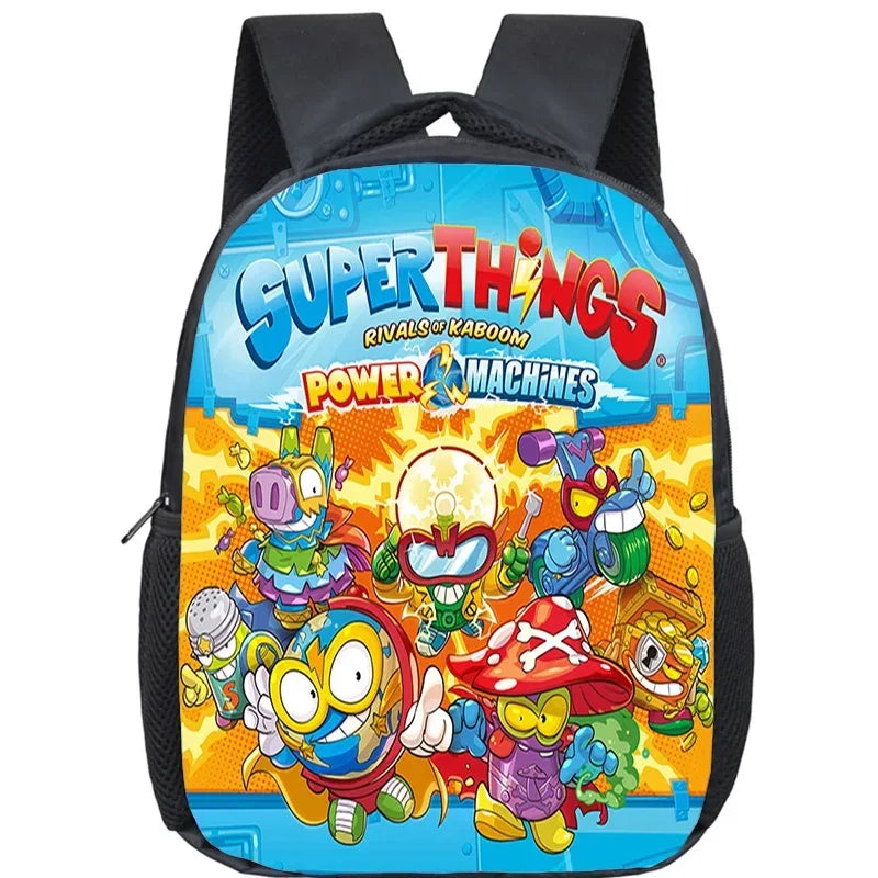 Super Zings Cartoon Backpack For Kids Kindergarten Durable School Bag - ToylandEU