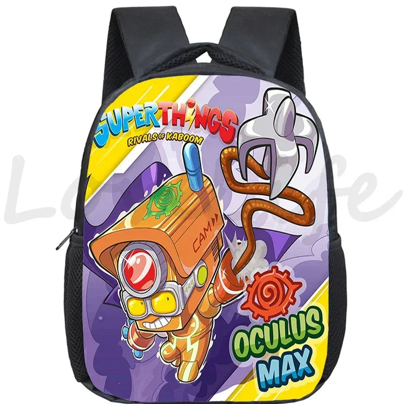 Super Zings Cartoon Backpack For Kids Kindergarten Durable School Bag - ToylandEU
