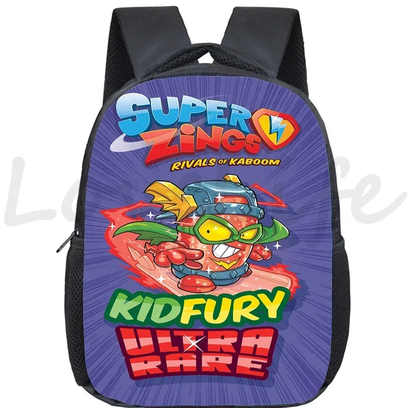 Super Zings Cartoon Backpack For Kids Kindergarten Durable School Bag - ToylandEU