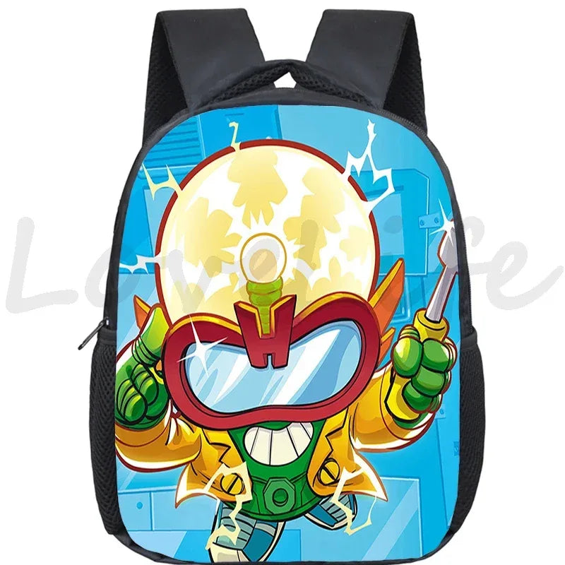 Super Zings Cartoon Backpack For Kids Kindergarten Durable School Bag - ToylandEU