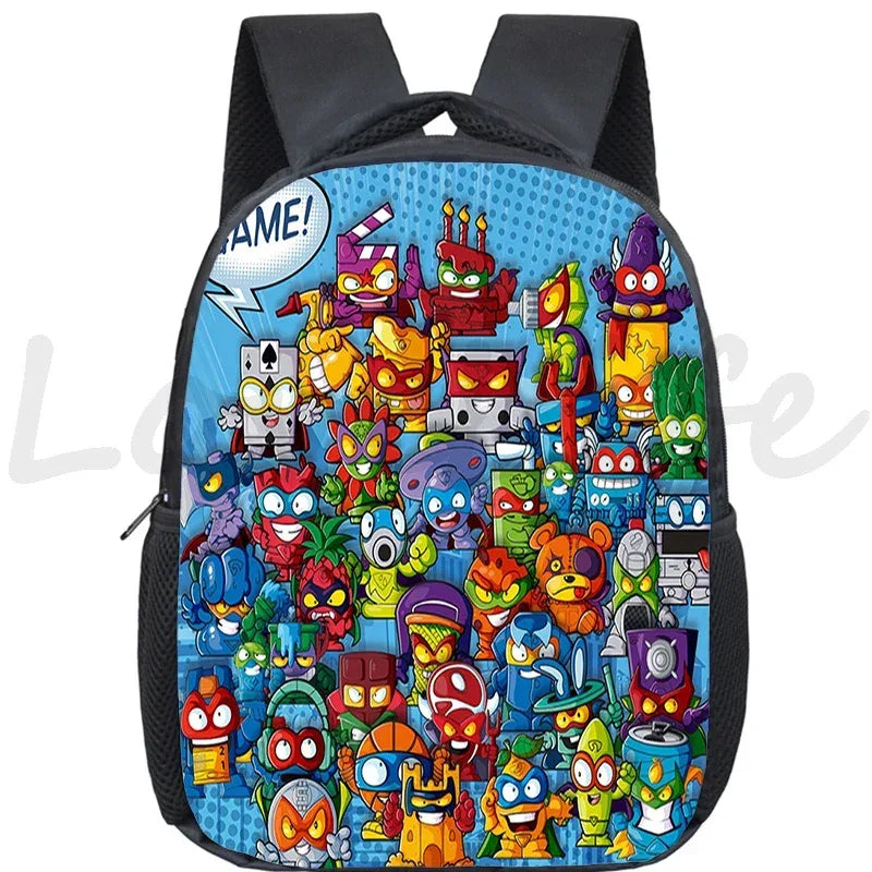 Super Zings Cartoon Backpack For Kids Kindergarten Durable School Bag - ToylandEU