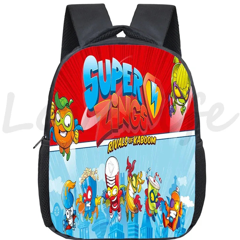 Super Zings Cartoon Backpack For Kids Kindergarten Durable School Bag - ToylandEU