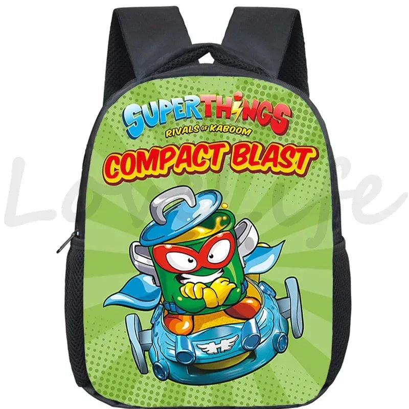 Super Zings Cartoon Backpack For Kids Kindergarten Durable School Bag - ToylandEU