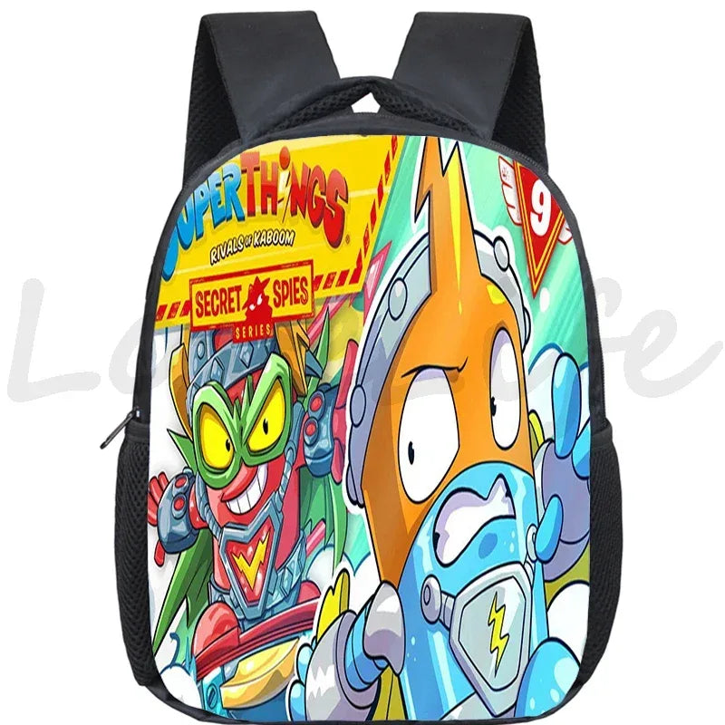 Super Zings Cartoon Backpack For Kids Kindergarten Durable School Bag - ToylandEU