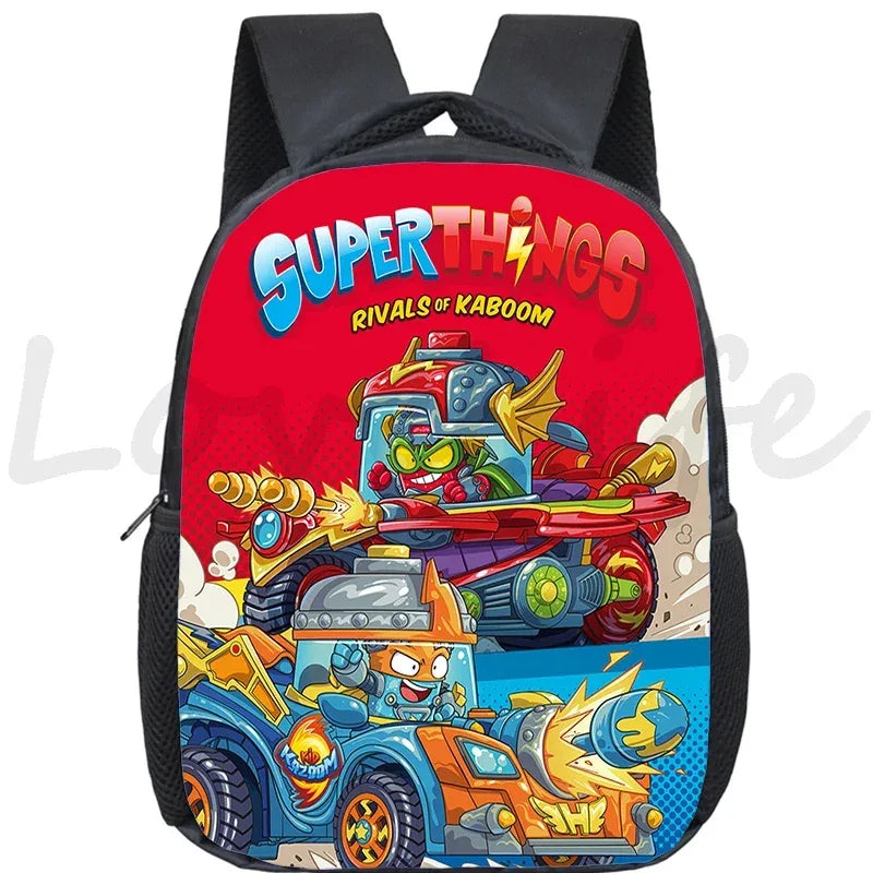 Super Zings Cartoon Backpack For Kids Kindergarten Durable School Bag - ToylandEU
