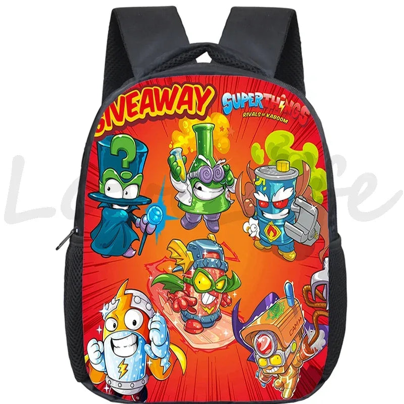 Super Zings Cartoon Backpack For Kids Kindergarten Durable School Bag - ToylandEU