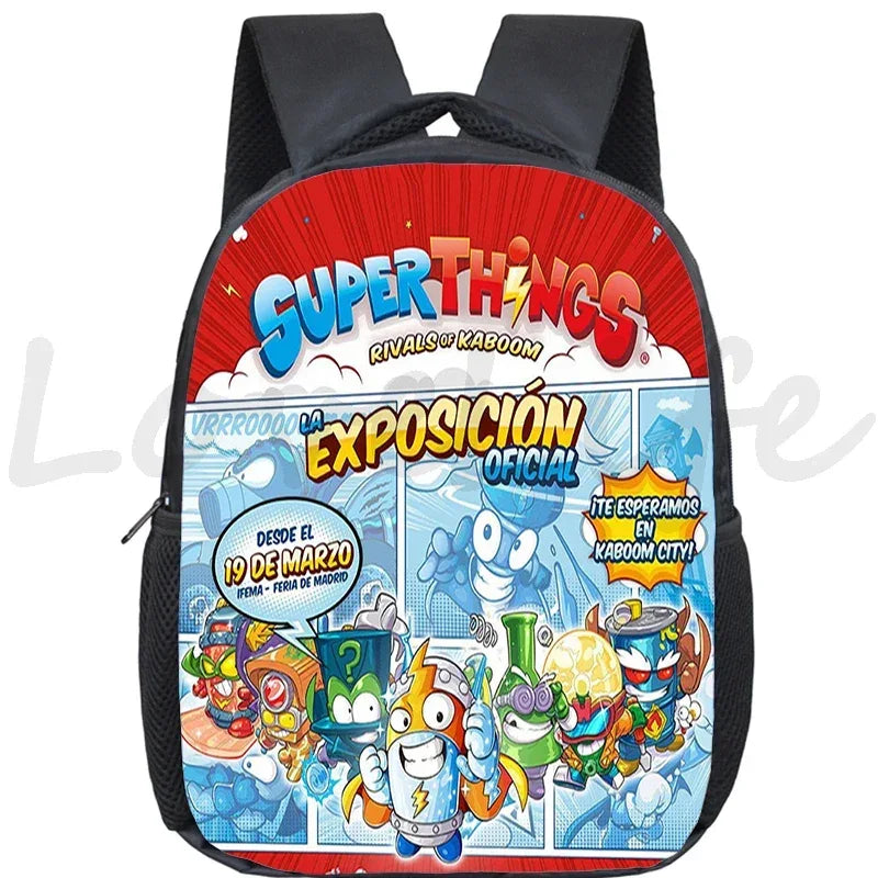 Super Zings Cartoon Backpack For Kids Kindergarten Durable School Bag - ToylandEU
