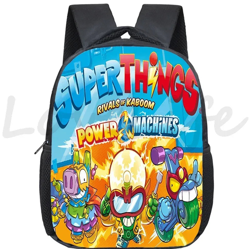 Super Zings Cartoon Backpack For Kids Kindergarten Durable School Bag - ToylandEU