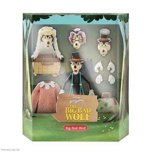 Disney Silly Symphonies Big Bad Wolf Articulated Ultimates Figure - ToylandEU