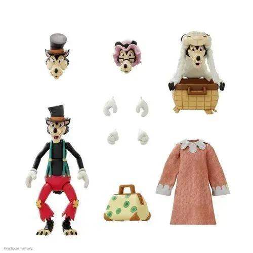 Disney Silly Symphonies Big Bad Wolf Articulated Ultimates Figure - ToylandEU