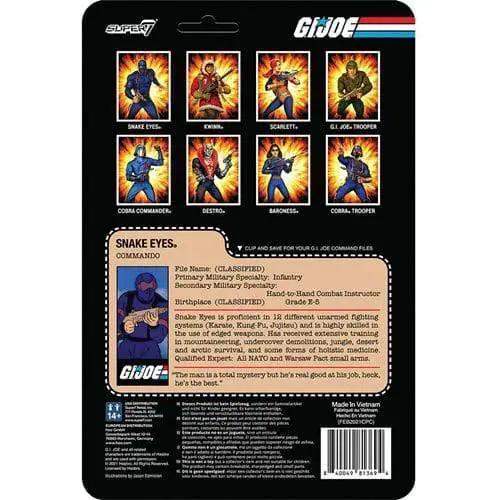 GI Joe ReAction Figure Three Quarter Inch Retro Collectible - ToylandEU