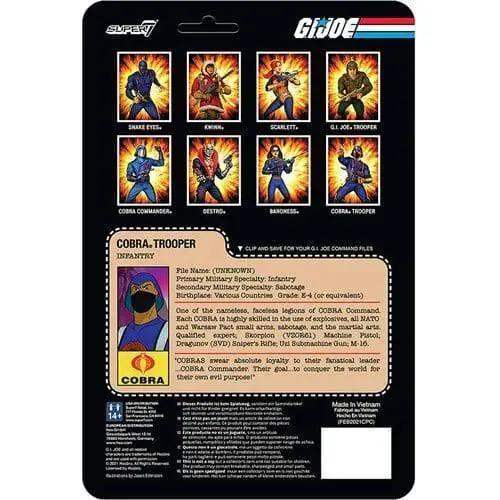 GI Joe ReAction Figure Three Quarter Inch Retro Collectible - ToylandEU