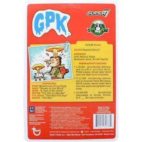 Garbage Pail Kids ReAction Figure Adam Bomb Glow Edition - ToylandEU