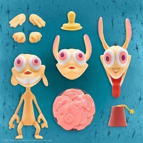 Ren Stimpy Deluxe Action Figure With Interchangeable Heads - ToylandEU