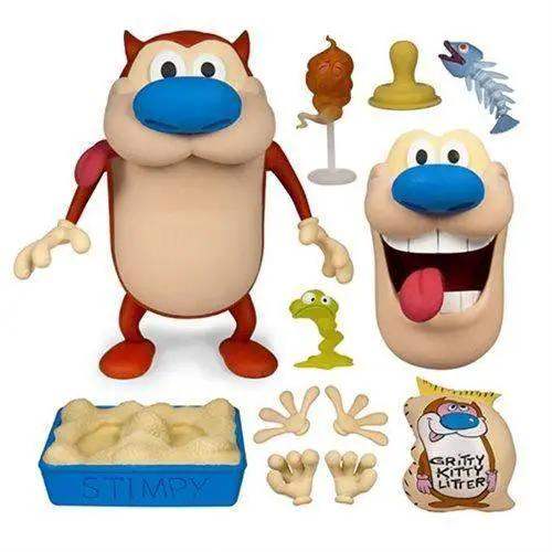 Ren Stimpy Deluxe Action Figure With Interchangeable Heads - ToylandEU
