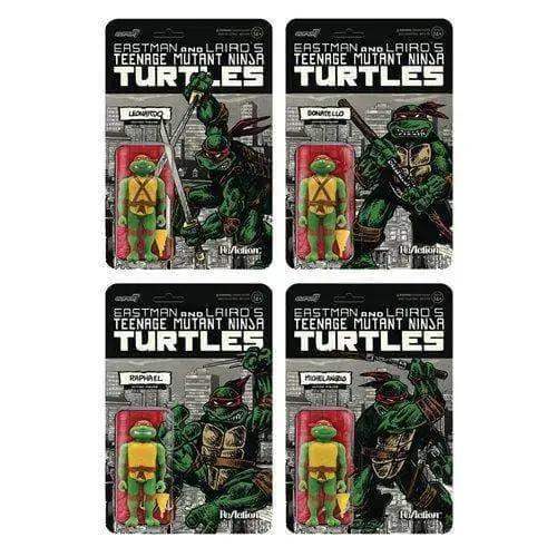 TMNT Mirage Variant ReAction Figures Set Of 4 Collectible - ToylandEU