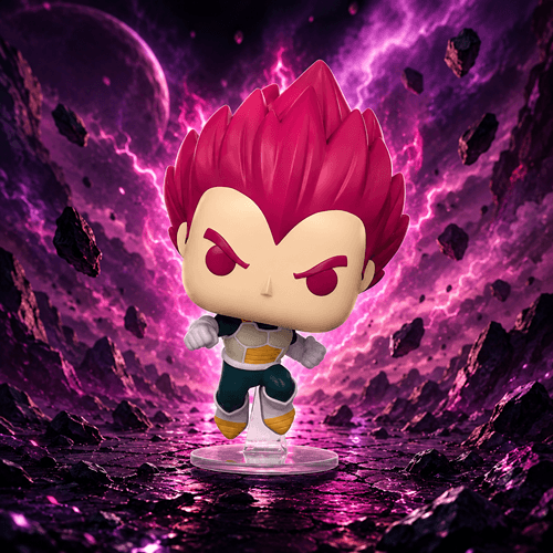 Funko Pop Vinyl | Dragon Ball Vegeta | Super Saiyan God Form | 5 Inch
