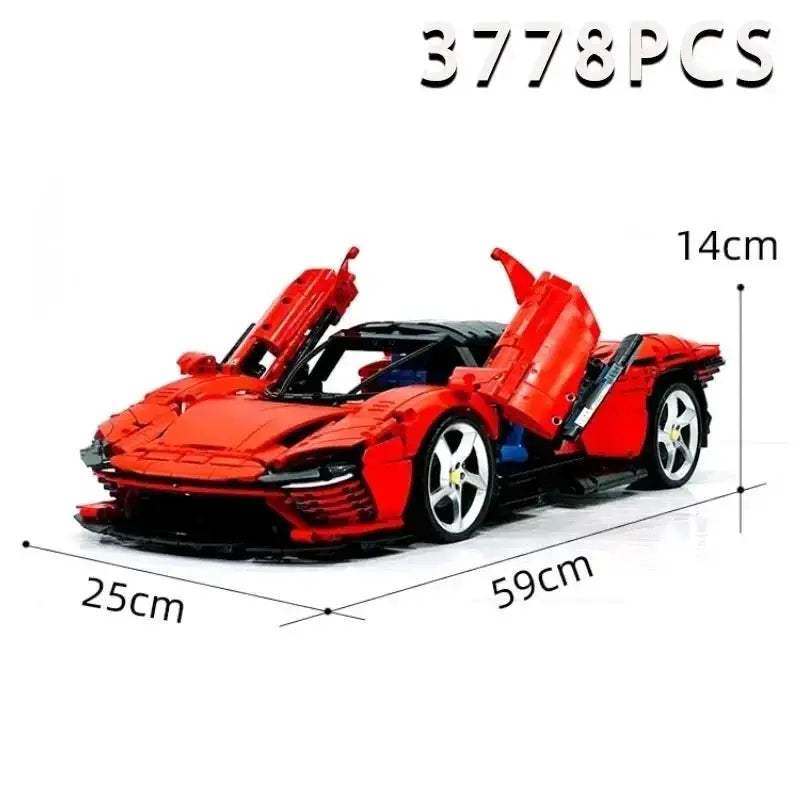 Supercar Building Blocks Tech Model 42143 Compatible With Lego - ToylandEU