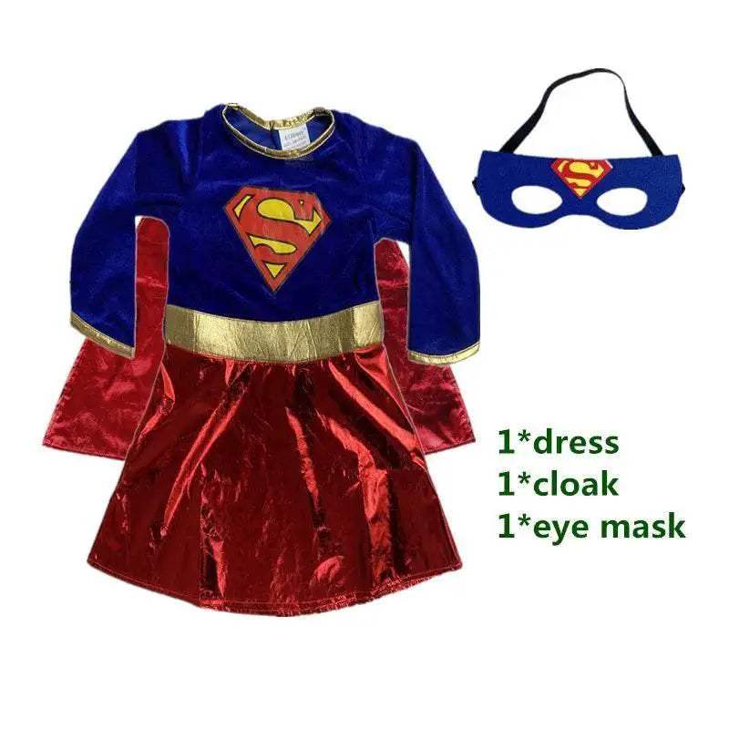 Supergirl Kids' Costume Set - Perfect for Parties, Halloween, and Fun! - ToylandEU