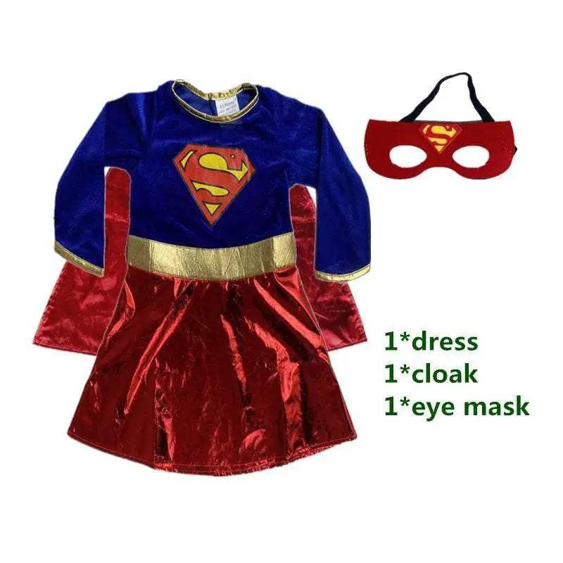 Supergirl Kids' Costume Set - Perfect for Parties, Halloween, and Fun! - ToylandEU