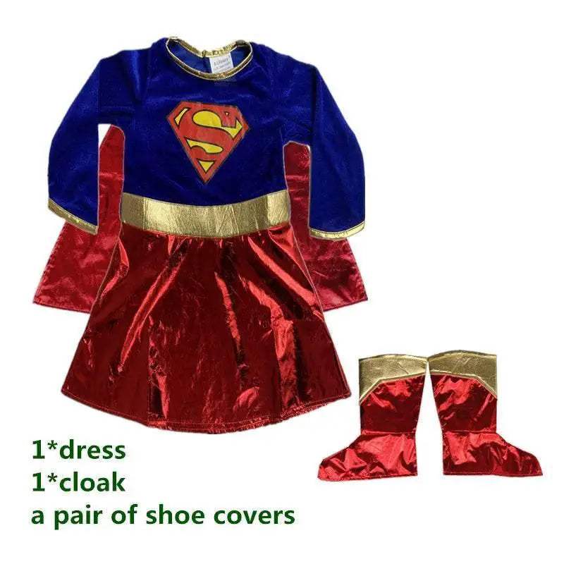 Supergirl Kids' Costume Set - Perfect for Parties, Halloween, and Fun! - ToylandEU