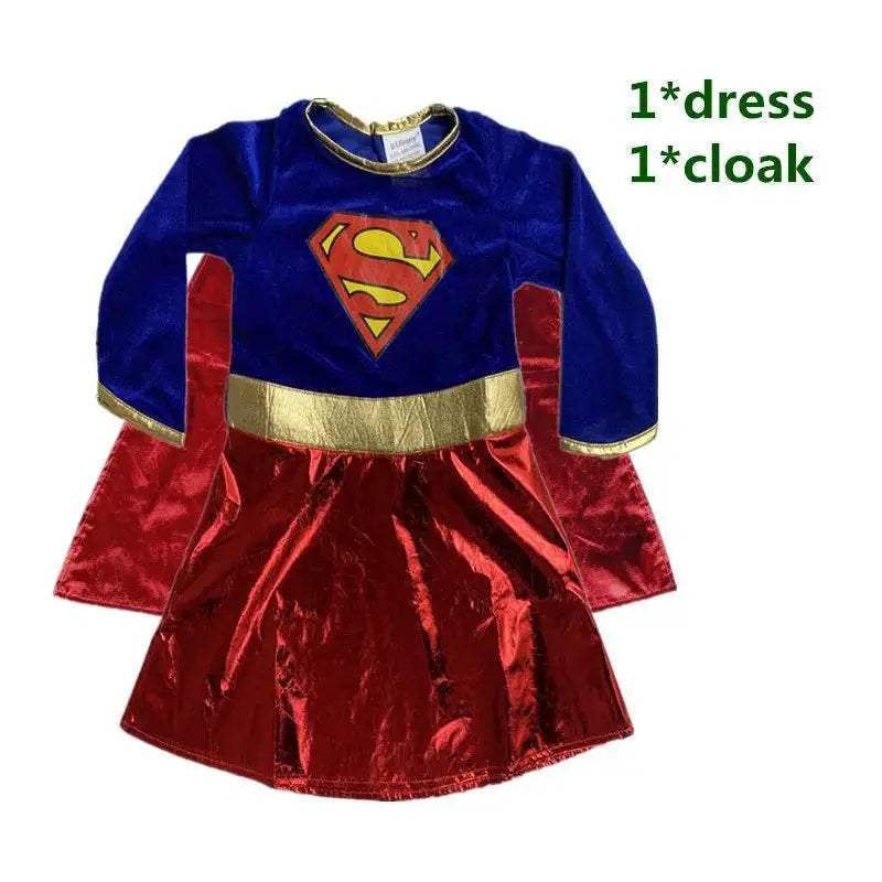 Supergirl Kids' Costume Set - Perfect for Parties, Halloween, and Fun! - ToylandEU