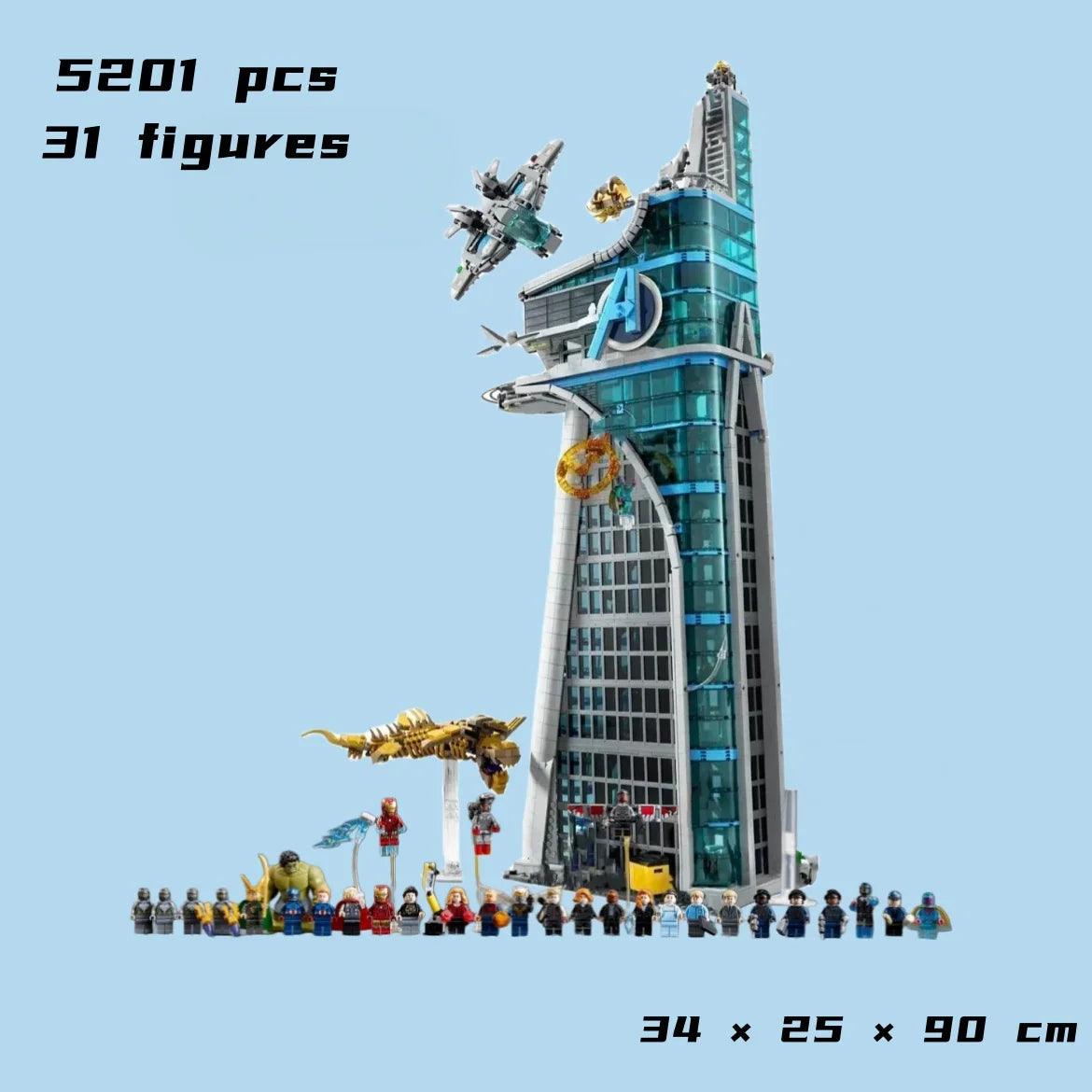Superhero Skyscraper Building Blocks | 520 Pieces | Toylandeu™