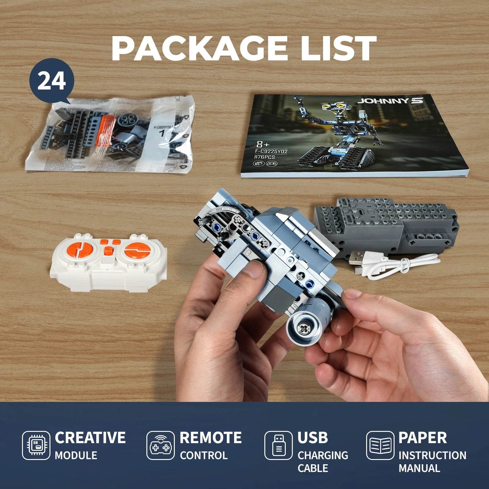 Superior Robot Block Set With Remote Control For Kids - ToylandEU