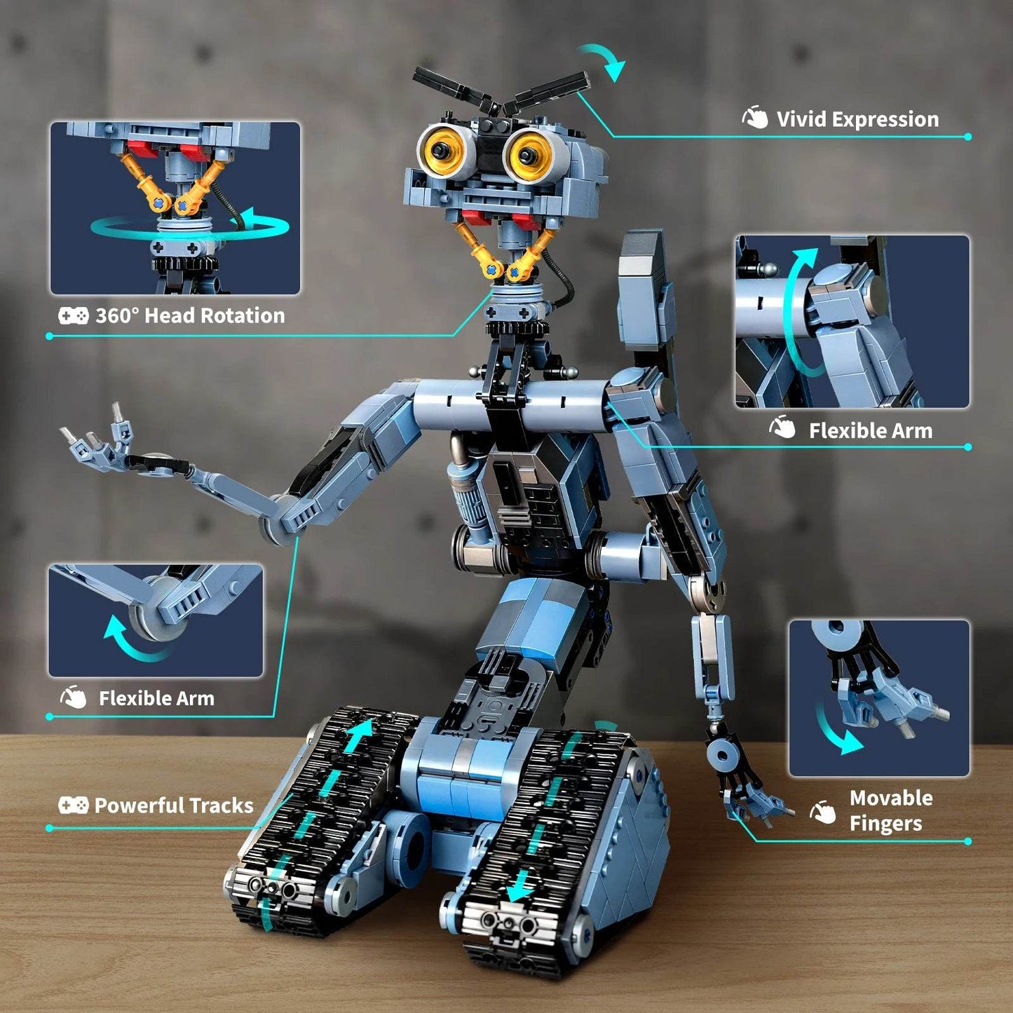 Superior Robot Block Set With Remote Control For Kids - ToylandEU