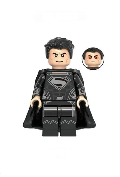 Superman Black Suit Figure Collectible ABS Figure Durable Plastic For Display And Collection - ToylandEU