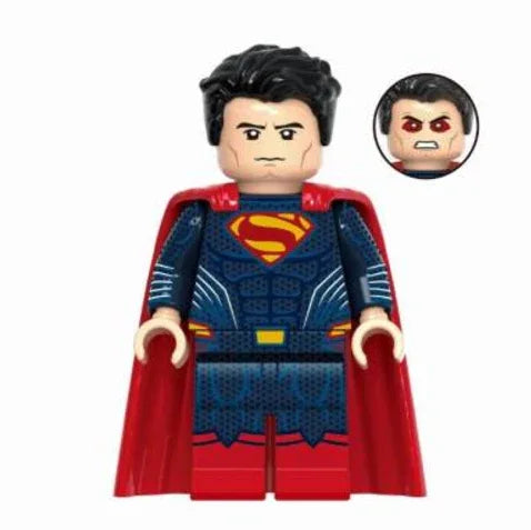 Superman Figure With Hard Cape ABS Plastic Collectible Display Figure Standard Figure Size - ToylandEU