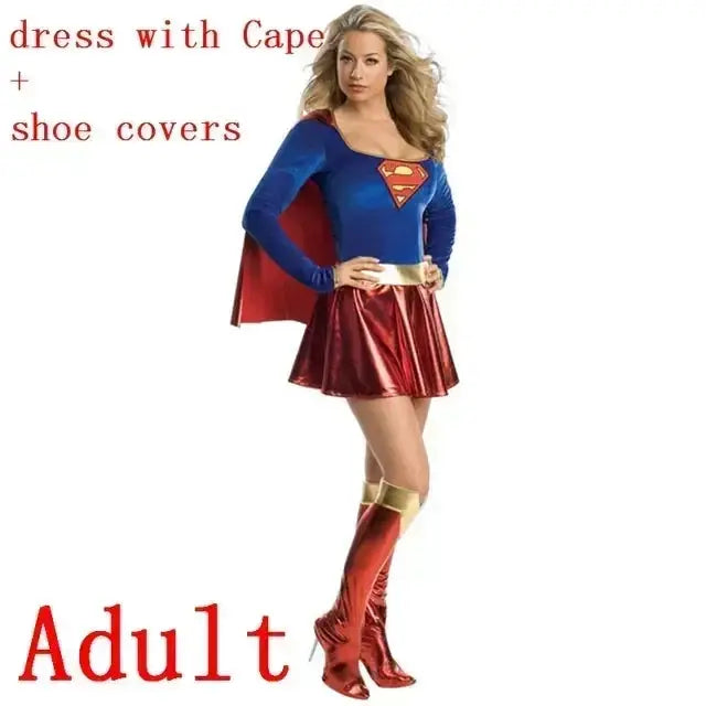  Superwoman Cosplay Costume With Shoe Covers -  ToylandEU™