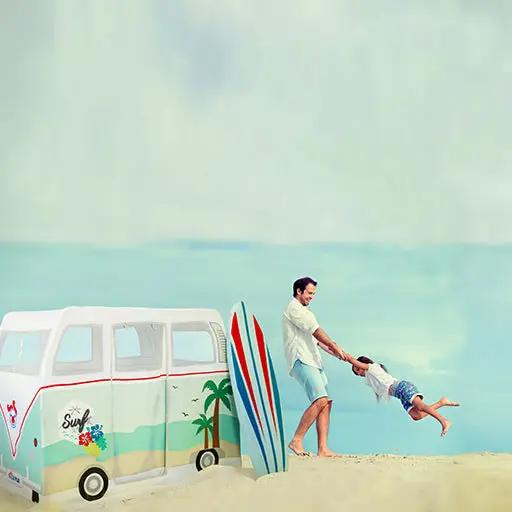 Surf Van Camper Play Home - Role Play Kids