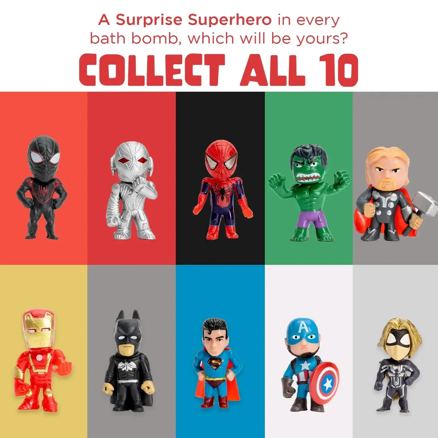  Surprise Toys Bath Bombs For Kids Hidden Superhero -  ToylandEU™