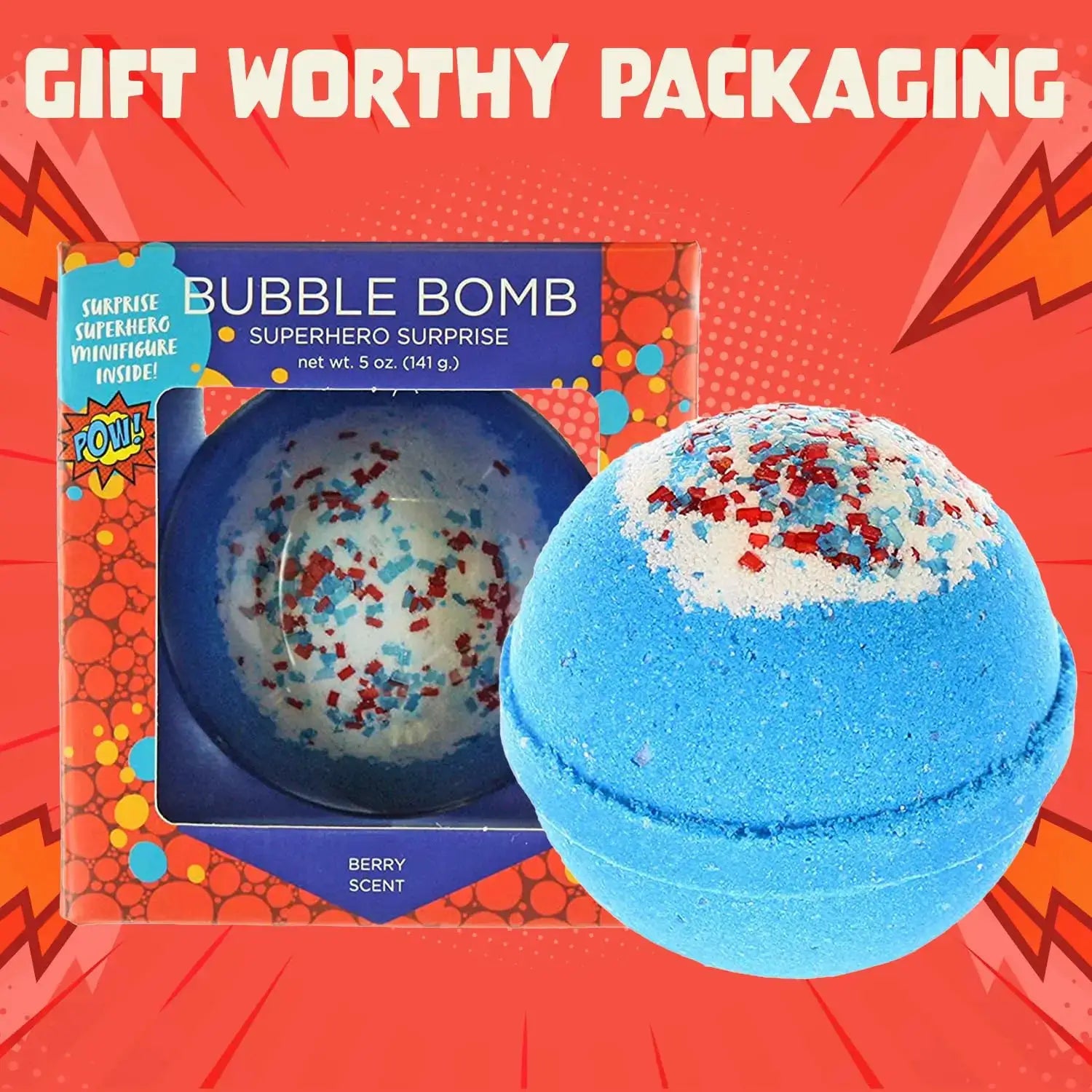  Surprise Toys Bath Bombs For Kids Hidden Superhero -  ToylandEU™