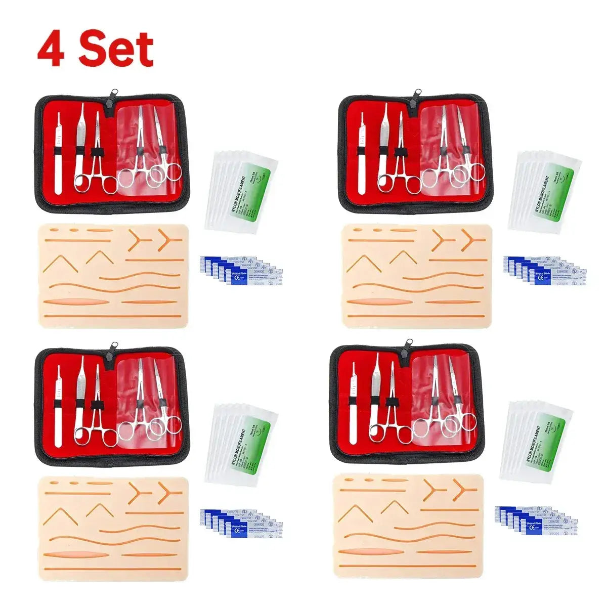 Suture Practice Kit With Durable Silicone Skin Pad - ToylandEU