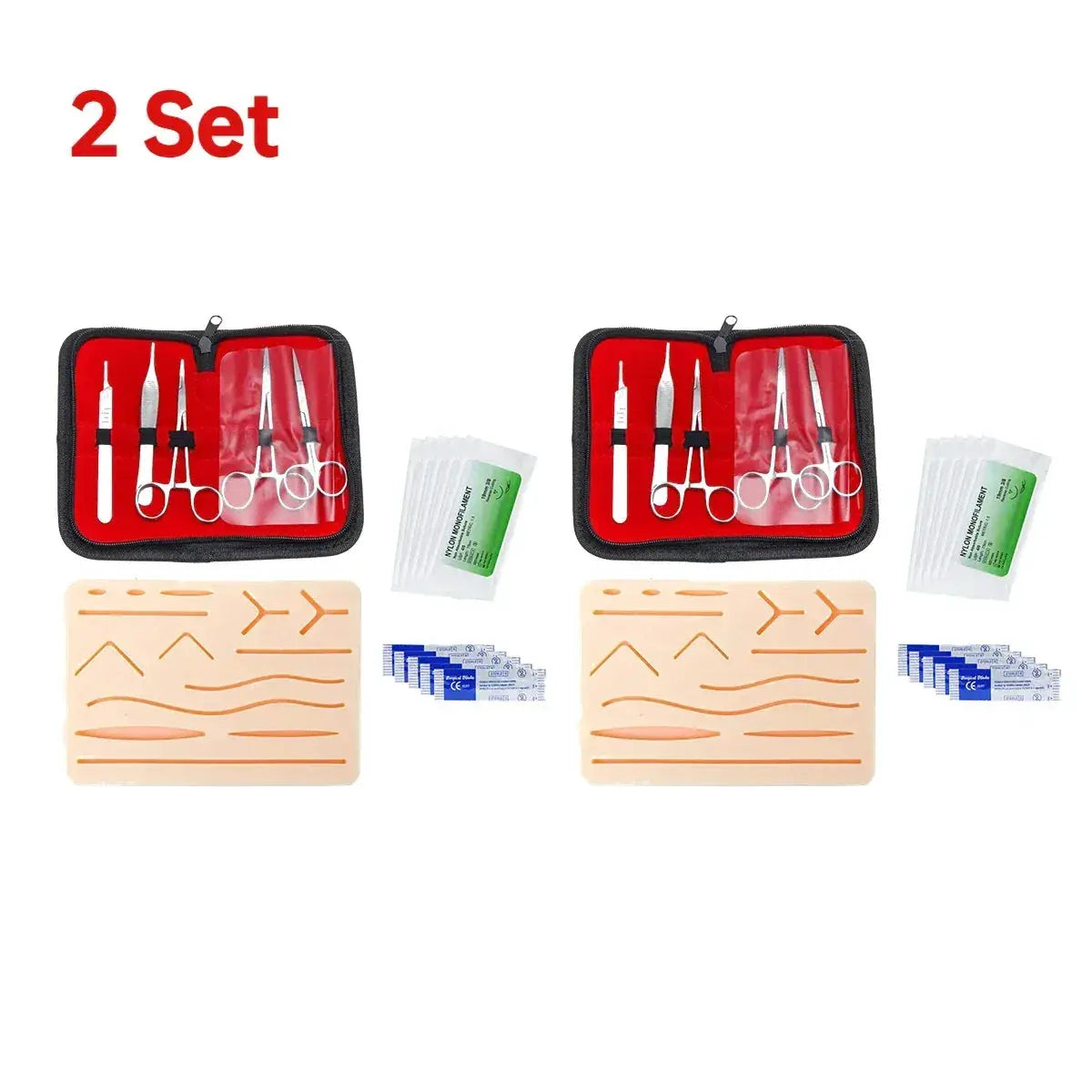 Suture Practice Kit With Durable Silicone Skin Pad - ToylandEU