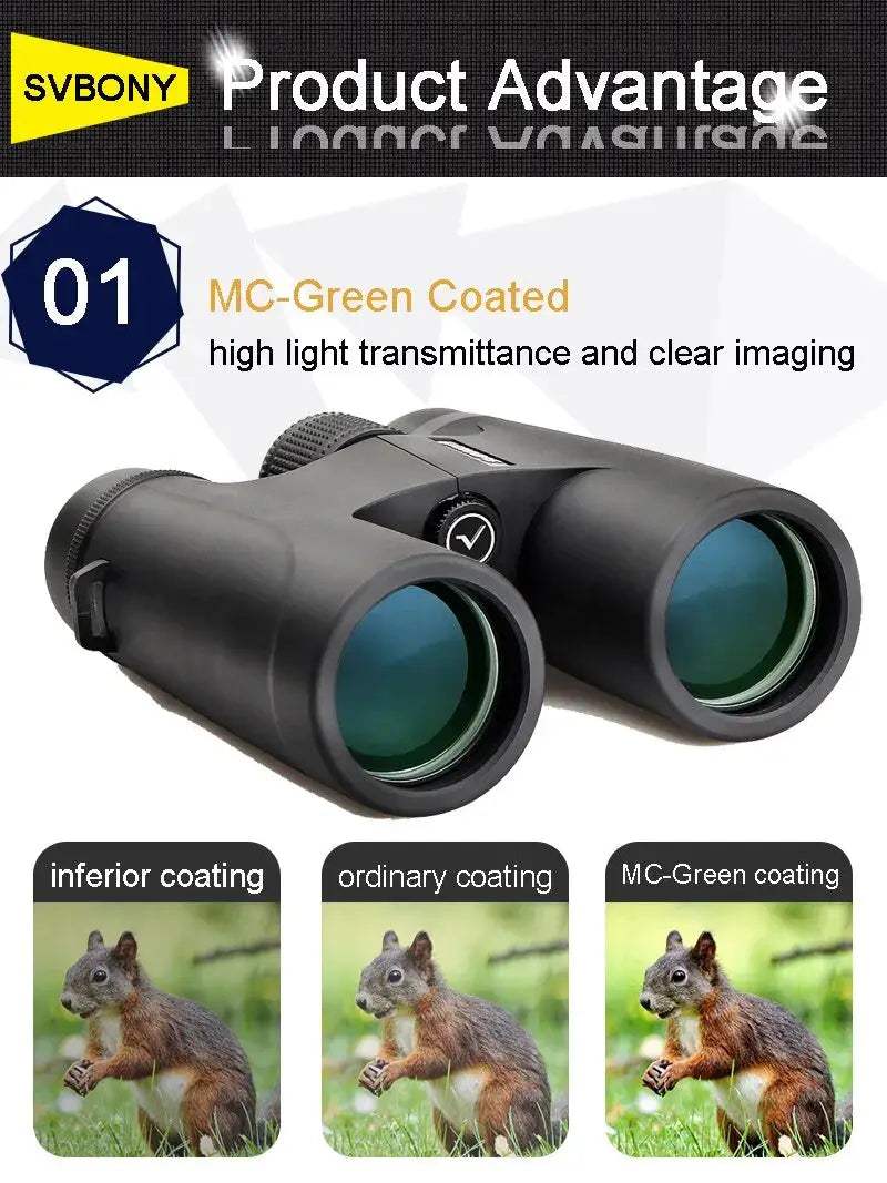 Svbony 10x42 Binoculars For Long Range HD Viewing Professional - ToylandEU