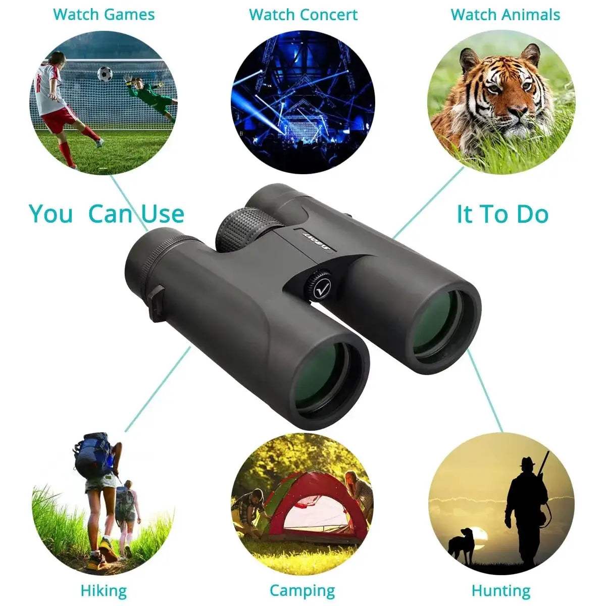 Svbony 10x42 Binoculars For Long Range HD Viewing Professional - ToylandEU