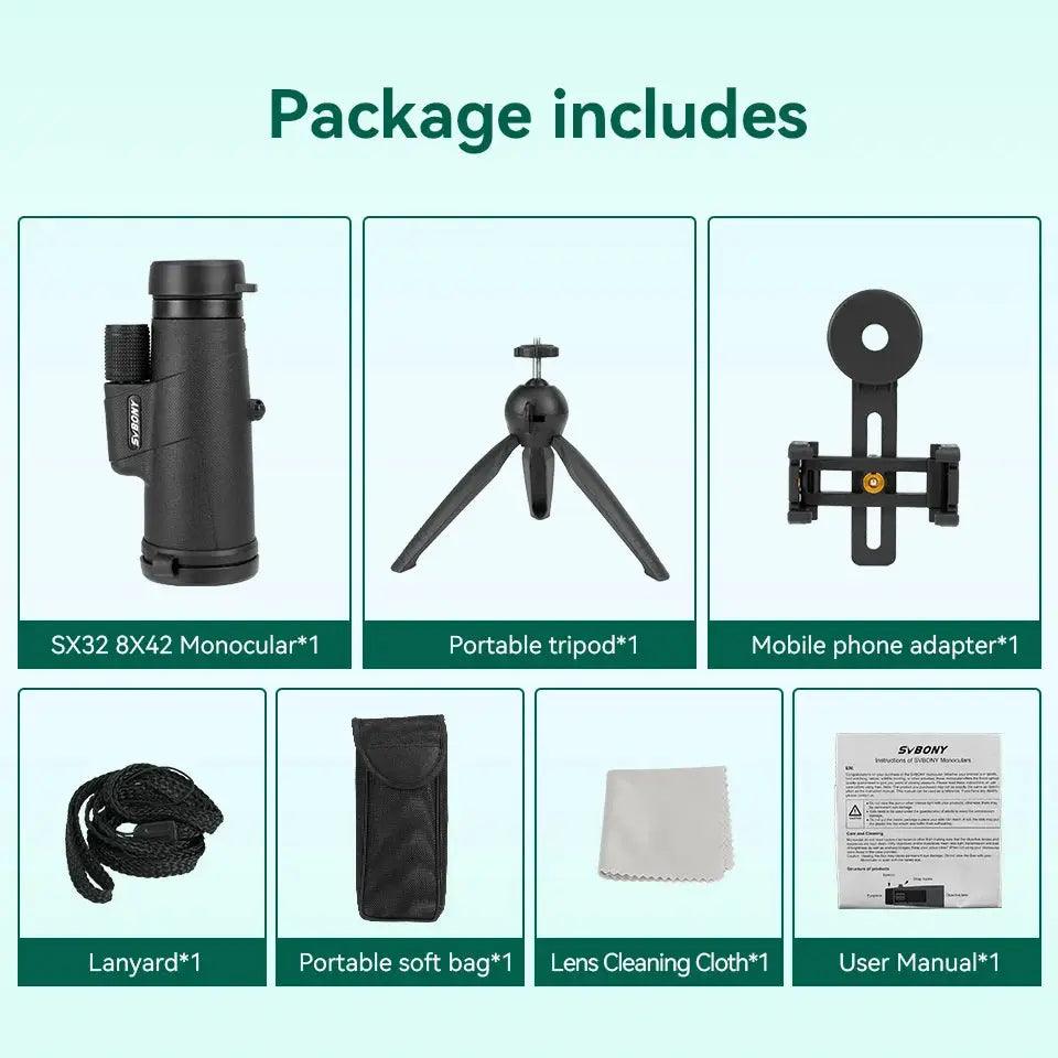  Svbony 10x42 Binoculars Long Range HD Viewing -  ToylandEU™