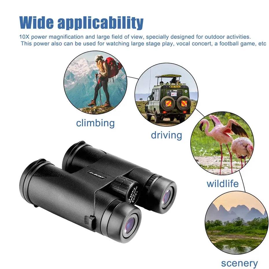 Svbony 10x42 Binoculars Roof Prism For Outdoor Survival - ToylandEU
