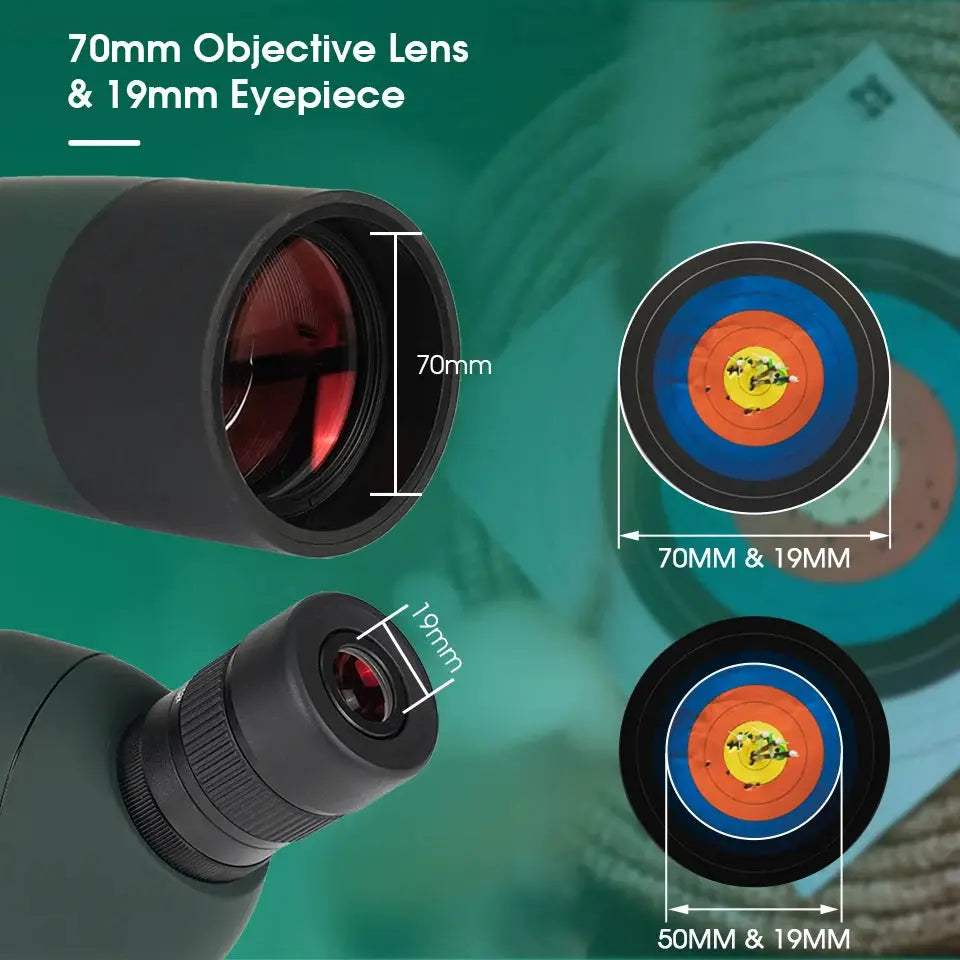 Svbony SV28Plus Spotting Scope 50/60/70mm Powerful Zoom For Archery - ToylandEU