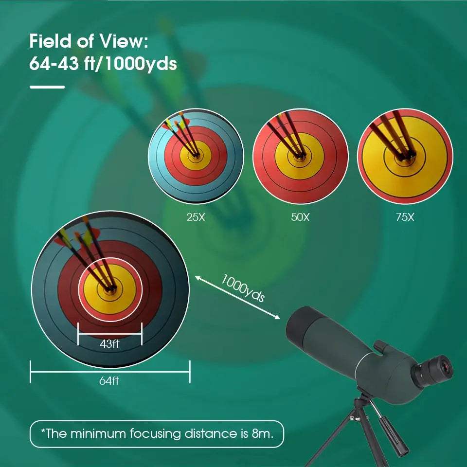Svbony SV28Plus Spotting Scope 50/60/70mm Powerful Zoom For Archery - ToylandEU