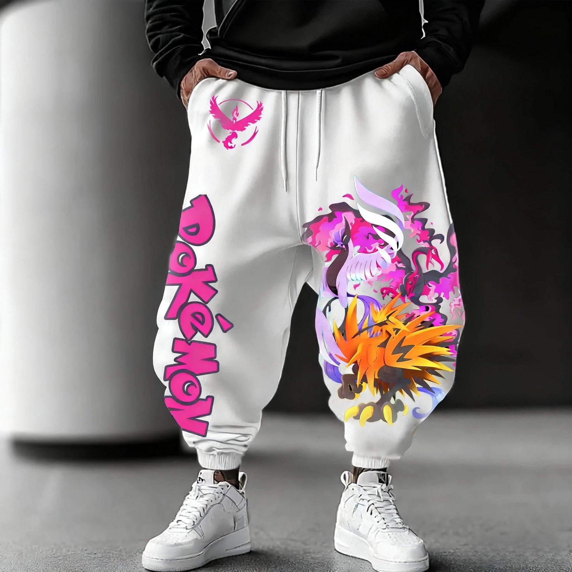 Sweatpants | Anime Pokémon Bird Print | Toylandeu™