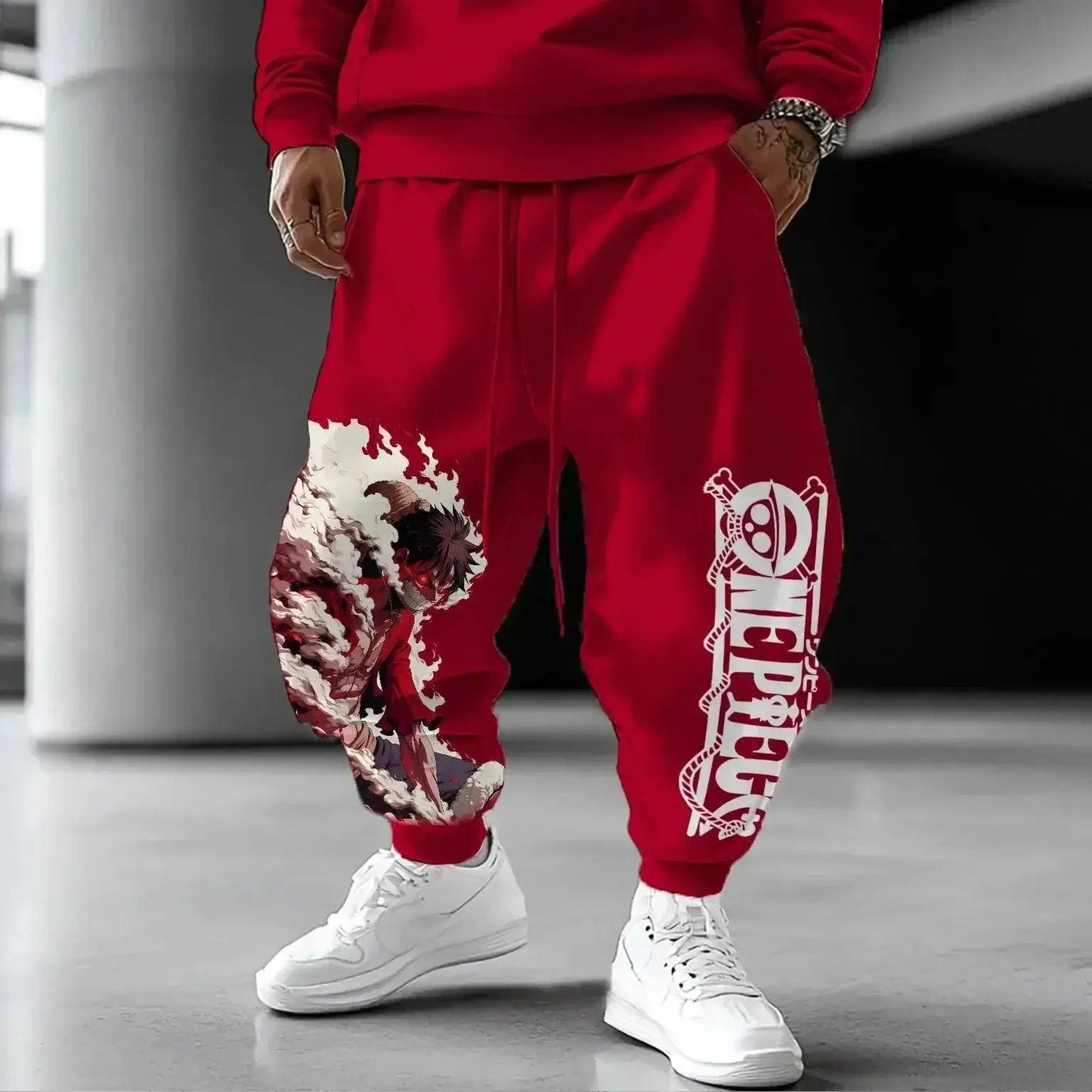  One Piece Anime Jogger Pants Cartoon Print Comfort Fit -  ToylandEU™