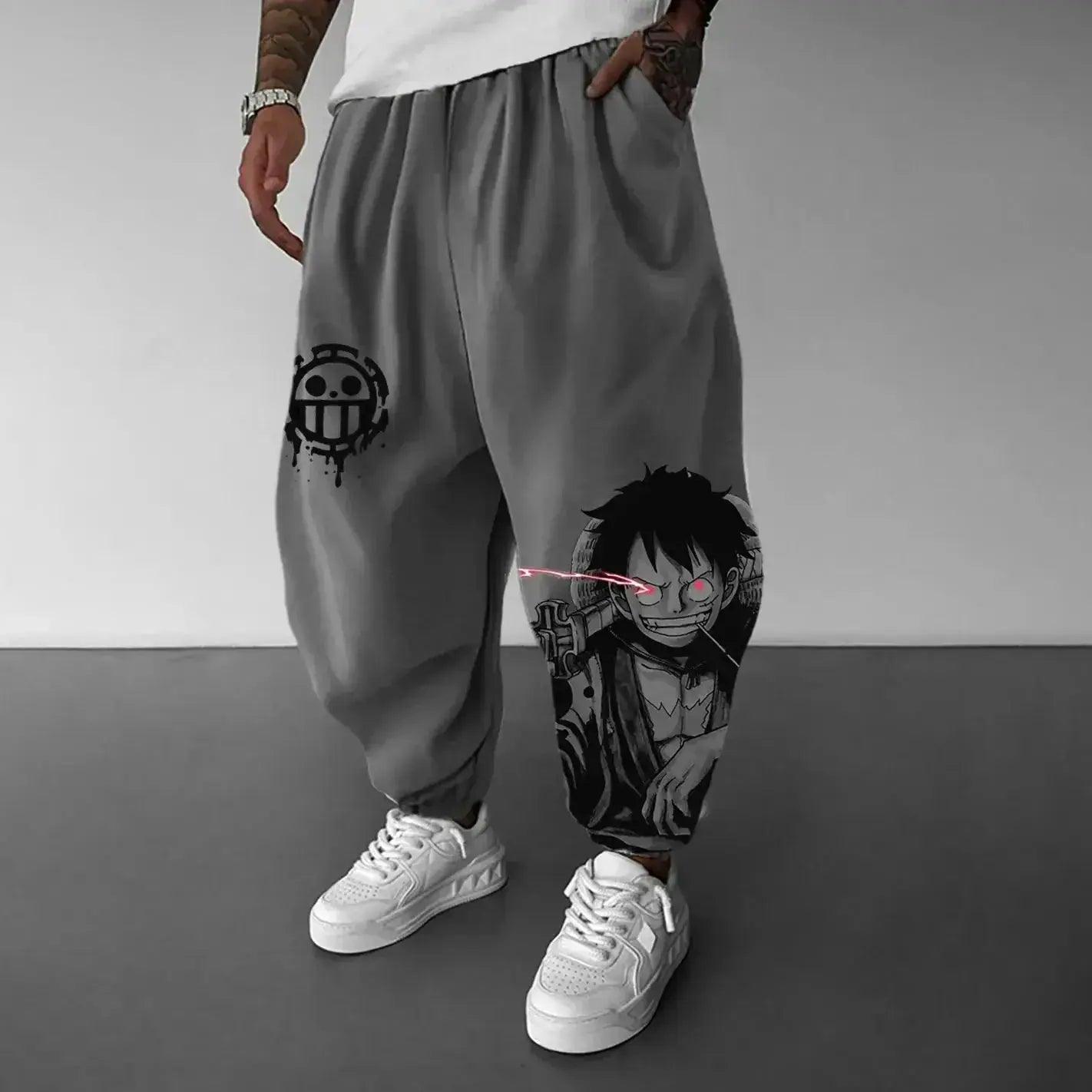  One Piece Anime Jogger Pants Cartoon Print Comfort Fit -  ToylandEU™