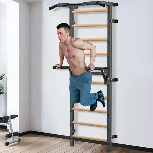  Swedish Ladder Wall Mounted Pull Up Bar Pro Fitness -  ToylandEU™