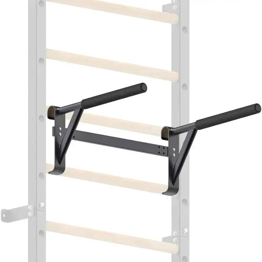 Swedish Ladder With Wall Mounted Pull Up Bar Pro Fitness - ToylandEU