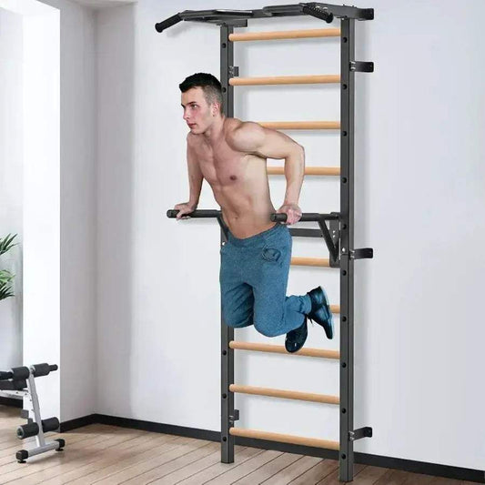  Swedish Ladder Wall Mounted Pull Up Bar Pro Fitness -  ToylandEU™