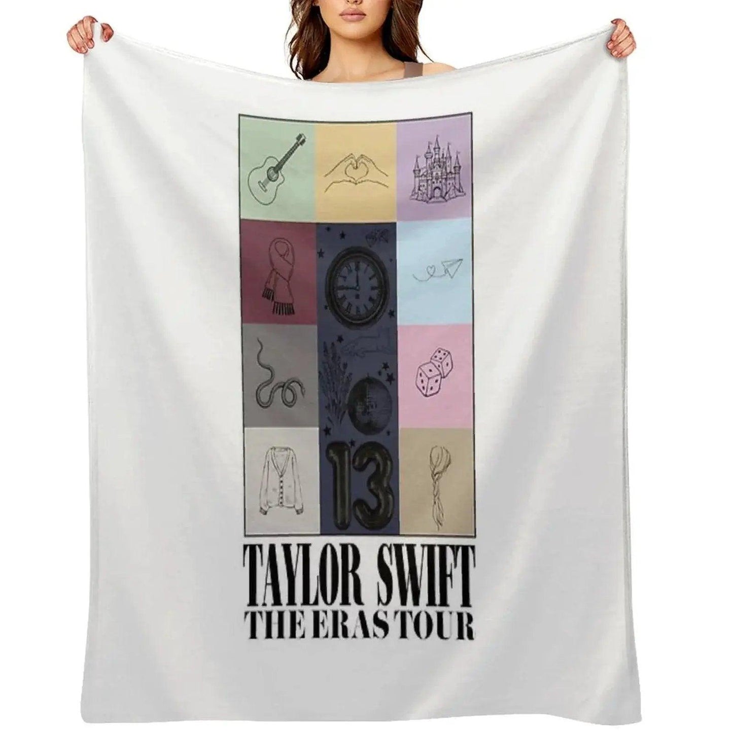  Swiftie Eras Tour Poster Throw Blanket Premium Comfort -  ToylandEU™